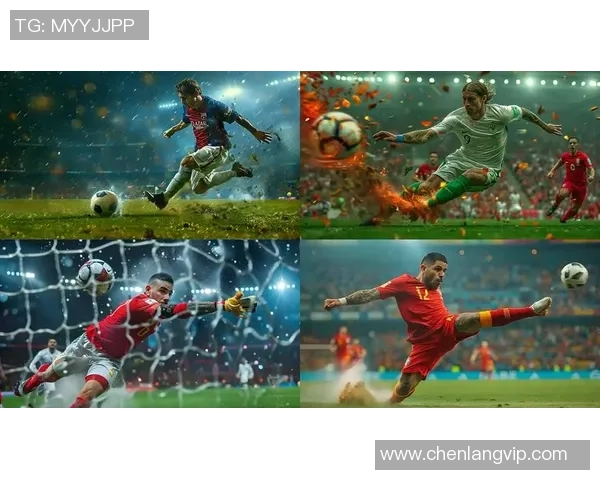 年轻帅气的足球明星们在赛场上的精彩瞬间与迷人风采展示